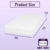Twin size 10-inch Charcoal Infused Memory Foam Mattress with Removable Cover