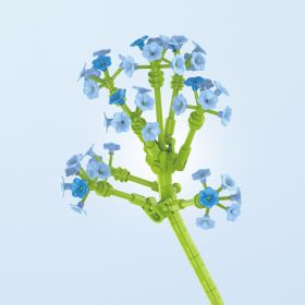 Construction Block Set Flowers Bouquet Brick Toy For Child Children Girls Mini Art Building Blocks DIY Gift Compatible Brickhead