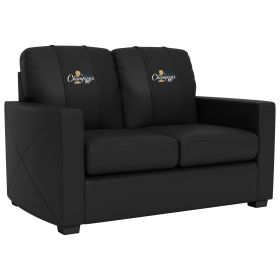 Silver Loveseat with Oklahoma City Thunder 2025 Champions Logo