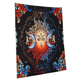 VEVOR Sun and Moon Tapestry Psychedelic Mystic Floral Aesthetic Vintage Tapestry