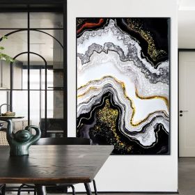 Luxury Crystal Pearl Oil Painting Wall Art Contemporary Hallway Decor Premium Canvas Mural for Modern Home Entrance and Corridor decorative picture pa