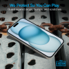 Naztech IntelliShield HD Tempered Glass 25pc Bundle Kit for iPhone 15 Pro