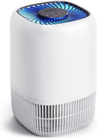 Air Purifiers for Home with H13 True HEPA Filter Up to 1076 Ft² for Pet Hair, Odors, Pollen, Smoke, Compact Air Cleaner with 3 Speeds, Timer