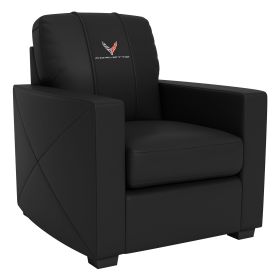 Silver Club Chair with Corvette Signature Logo