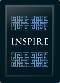 Inspire Deco Horizontal Blue Logo Panel