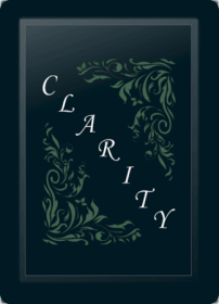 Clarity Floral Diagonal Sage Logo Panel