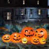 LED String Lights 7pcs + Pumpkin Inflatable Halloween Decoration