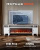 Fireplace TV Stand, Farmhouse Fireplace TV Stand for TVs up to 100 inch