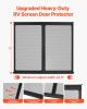 RV Screen Door Protector 22.5 x 20 inch Door Grille Easy to Install Disassemble