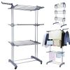 1pc Clothes Drying Rack, Indoor, Outdoor Laundry Drying Rack, with Foldable Wings, Space Saving Laundry Rack, Laundry Hanger Dryer Rack