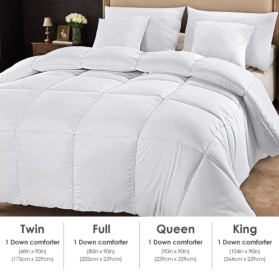 Polyester Brushed Single Quilt With Microfiber Filling, Down Alternative, OKO-100 Certified, CPC Children's Certified, Shipped Via Amazon Logisti